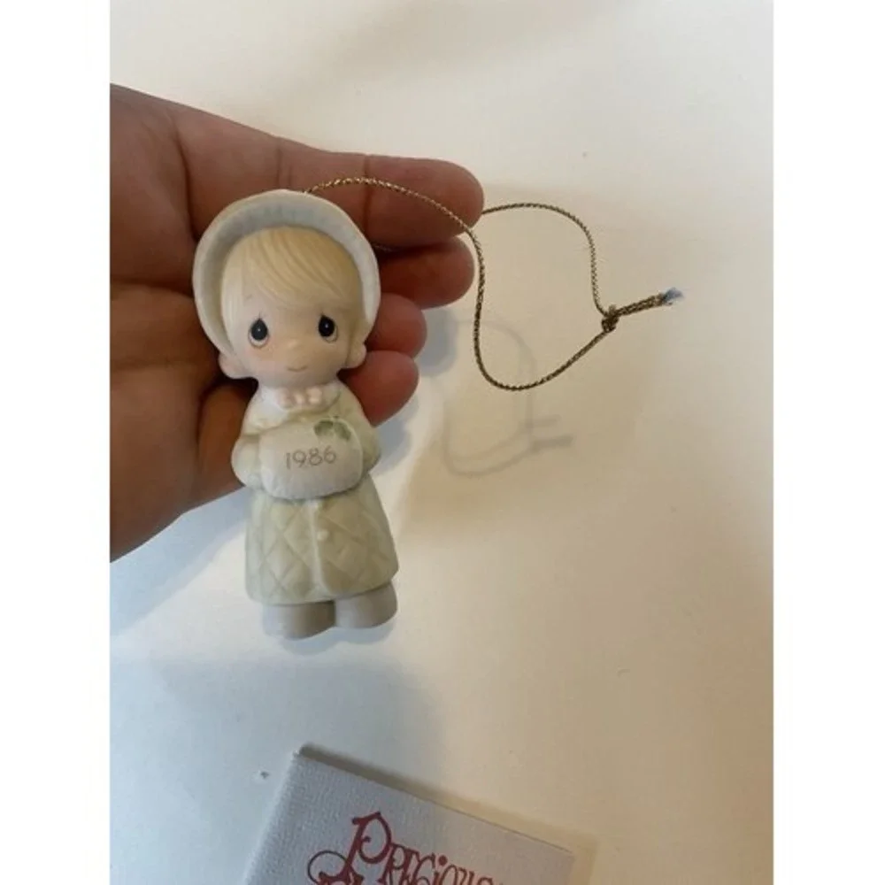 NWB‎ Precious Moments Christmas Ornament Wishing You A Cozy Christmas 3